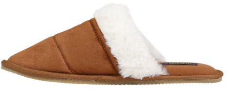 Ralph Lauren Brown Textile Slippers