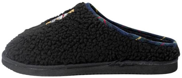 Ralph Lauren Black Cotton Slippers