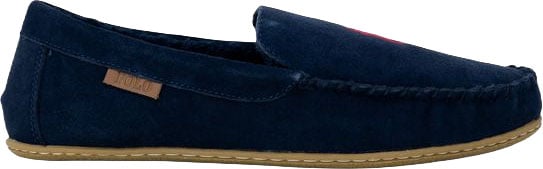 Ralph Lauren Blue Faux Fur Slippers