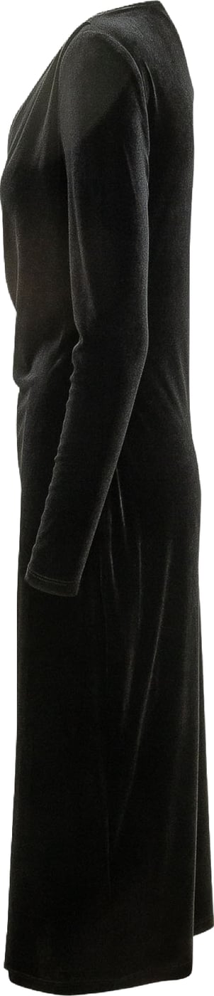 Abito Midi Slim con Drappeggio