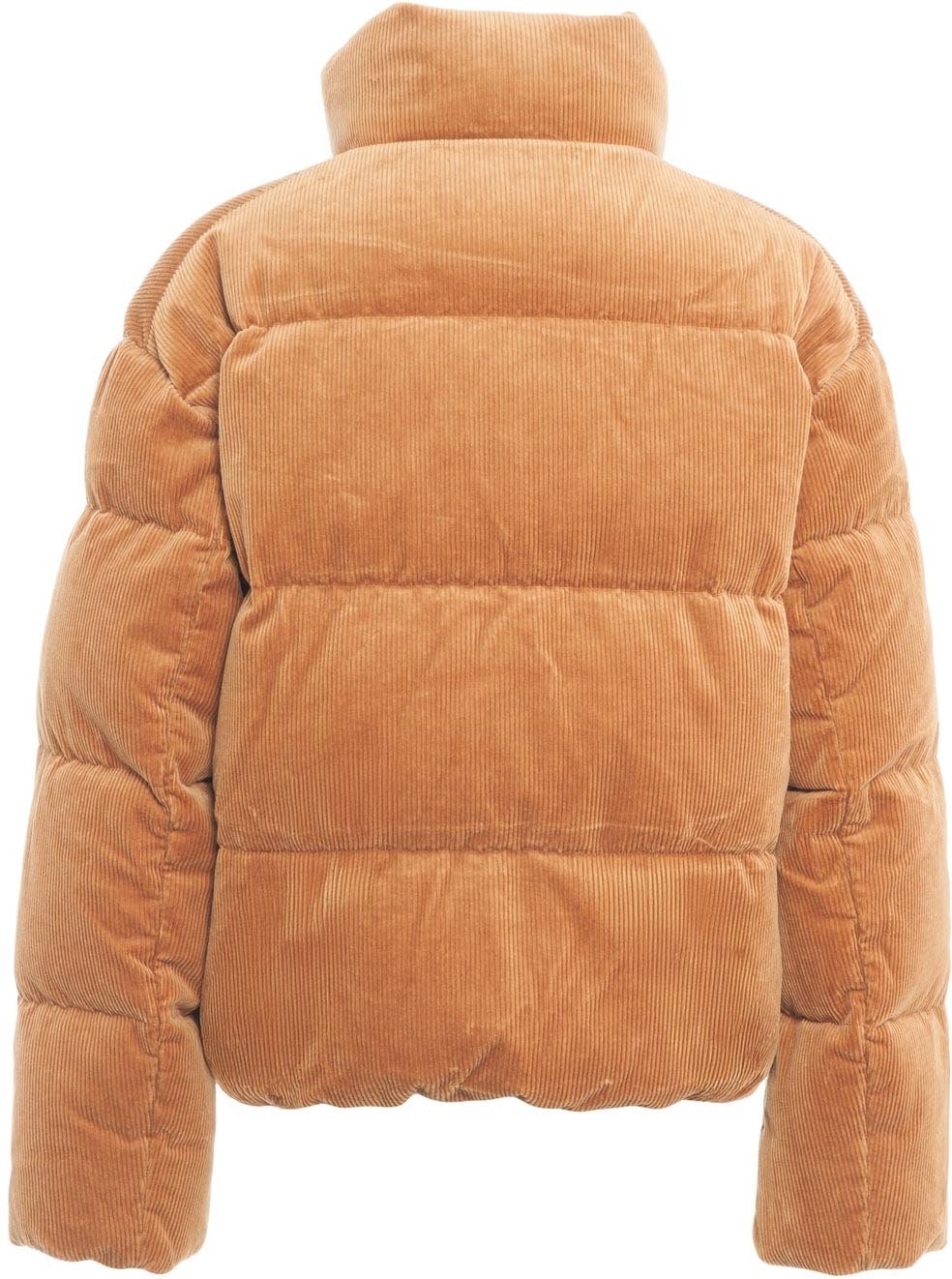 Corduroy puffer jacket