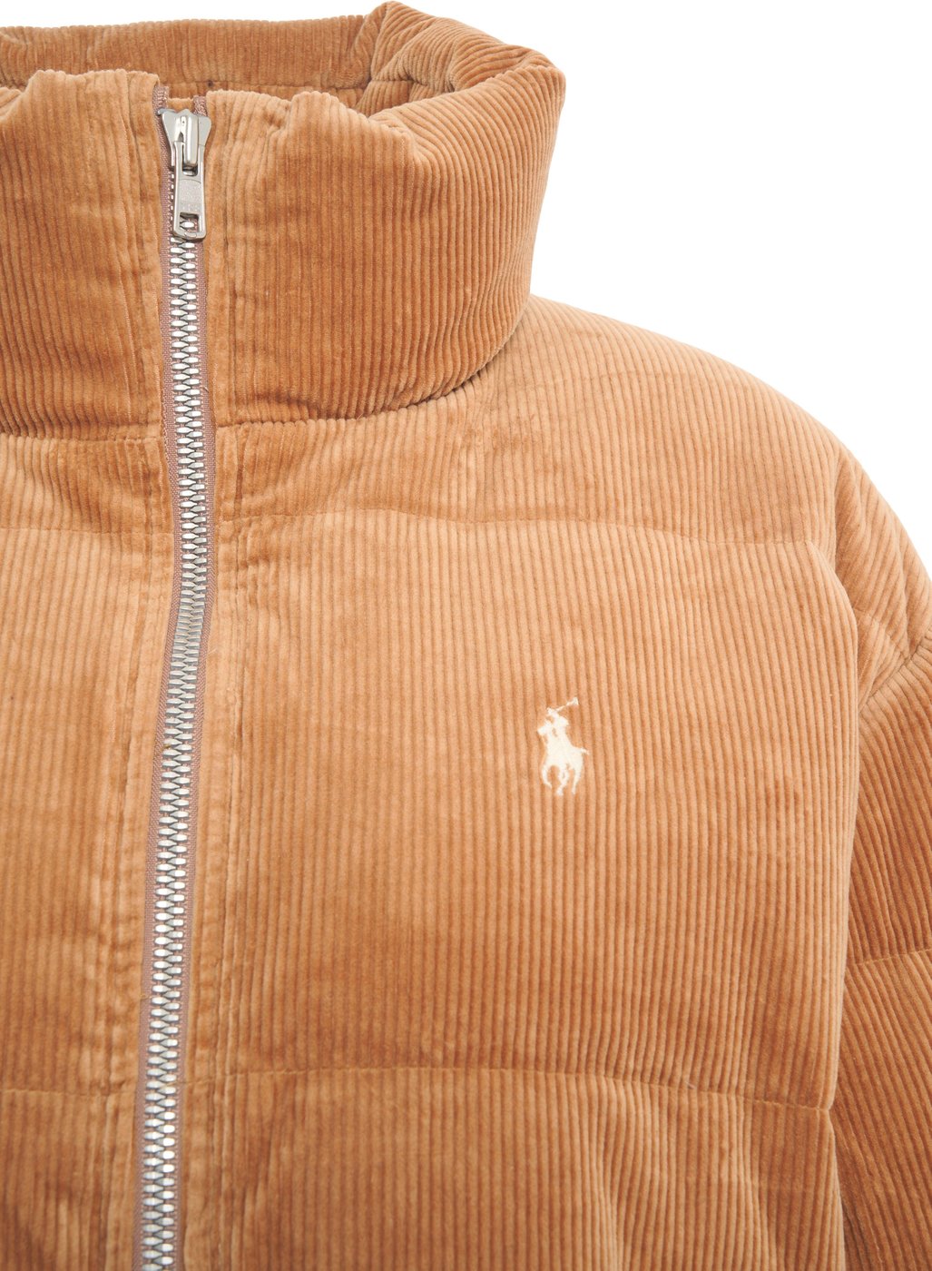 Corduroy puffer jacket