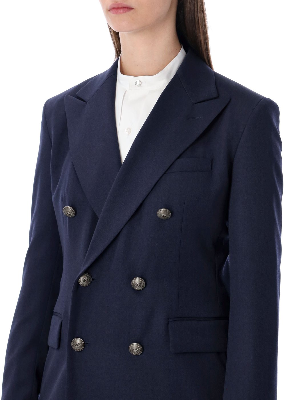 Double Breasted Structured Tailored Blazer