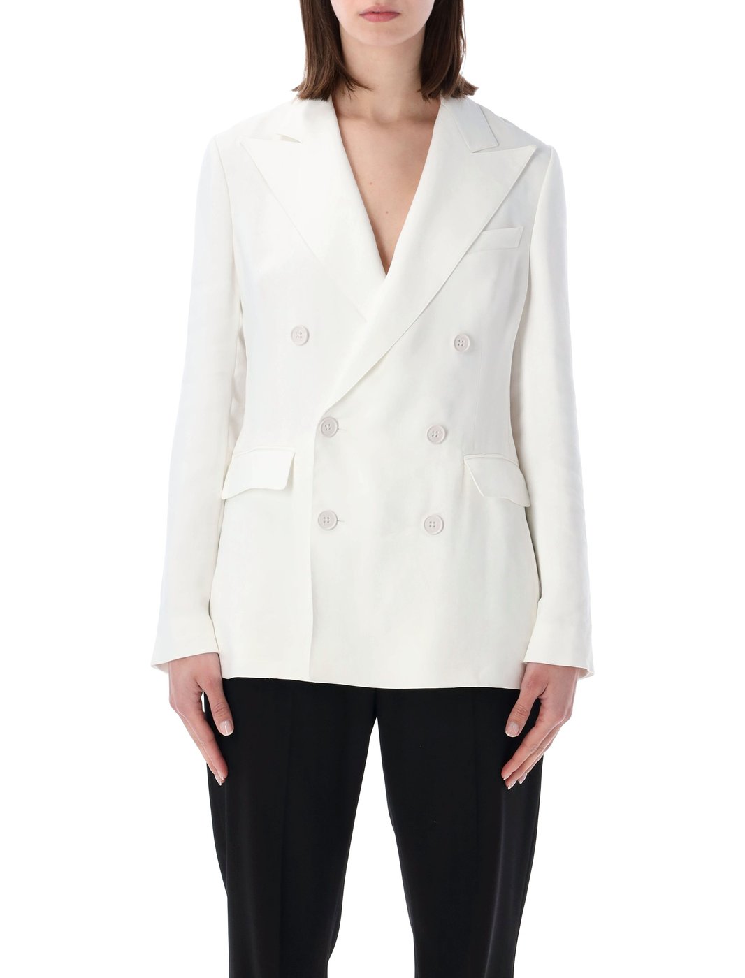 Doppiopetto Sheer Silk Gazar Blazer