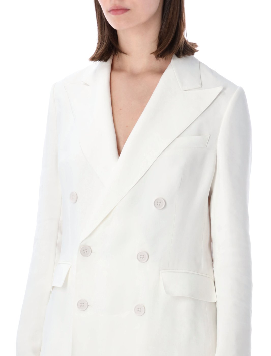 Doppiopetto Sheer Silk Gazar Blazer