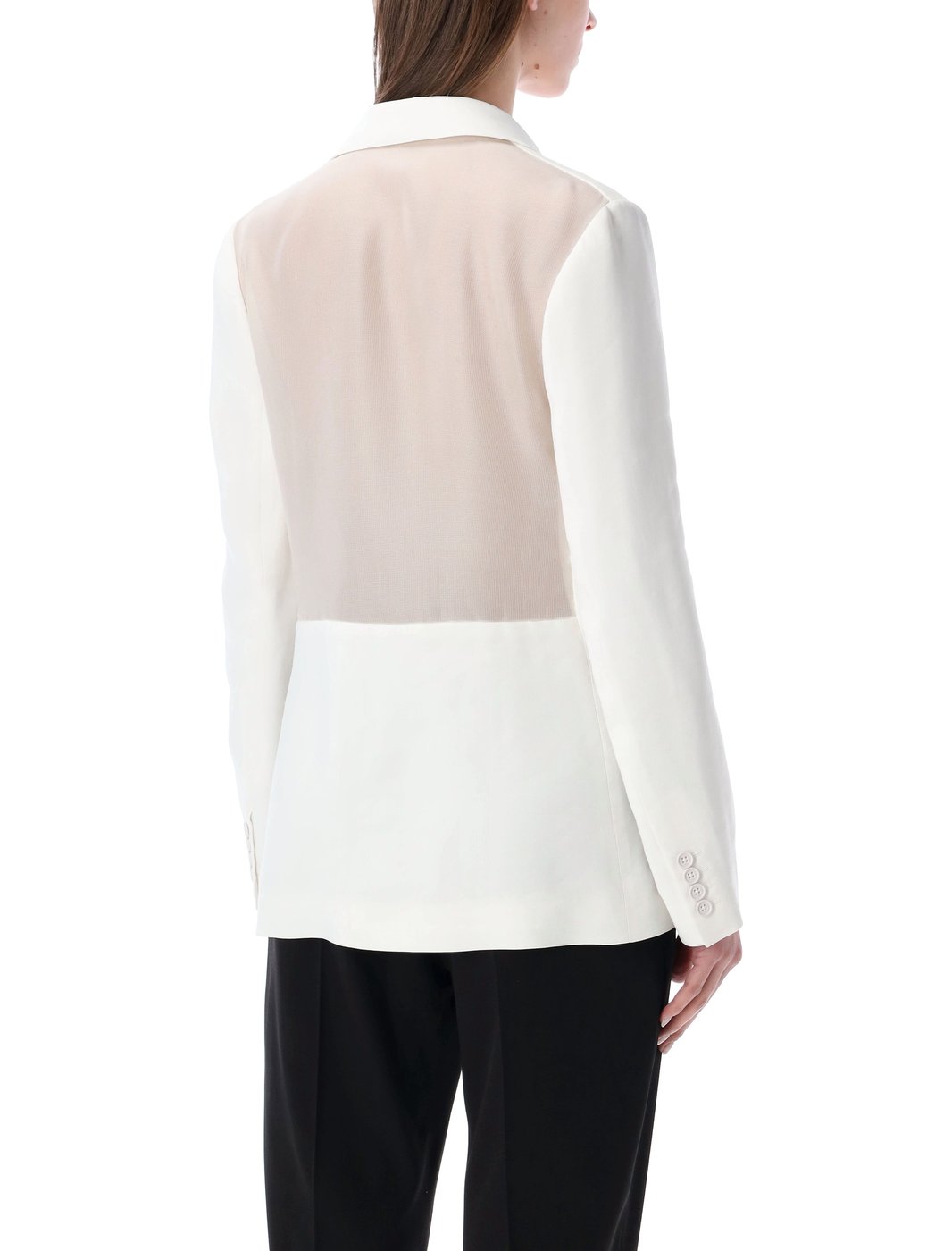Doppiopetto Sheer Silk Gazar Blazer
