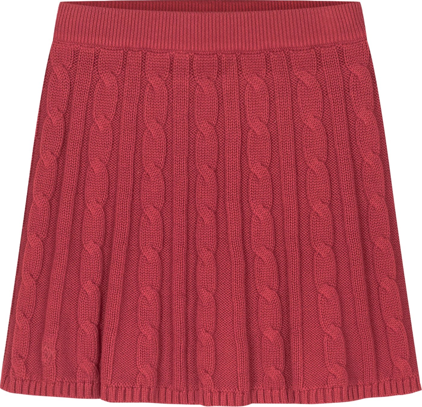Minigonna in Maglia a Trecce