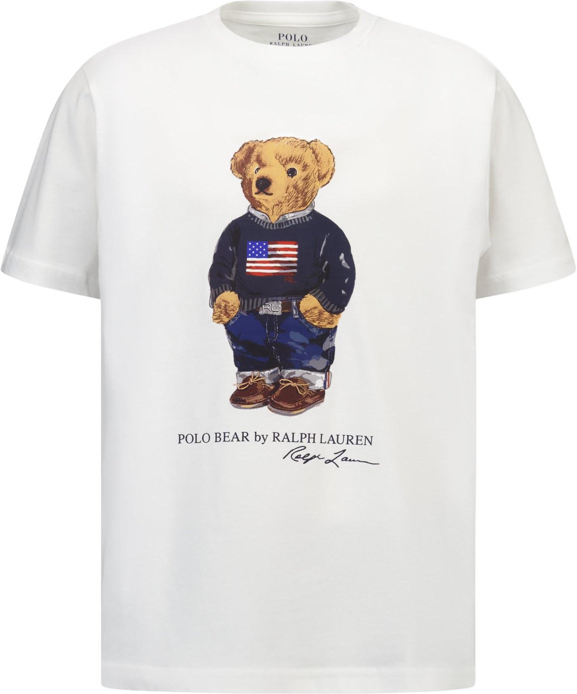 Ralph Lauren Kinder Jongens T-Shirt In Wit