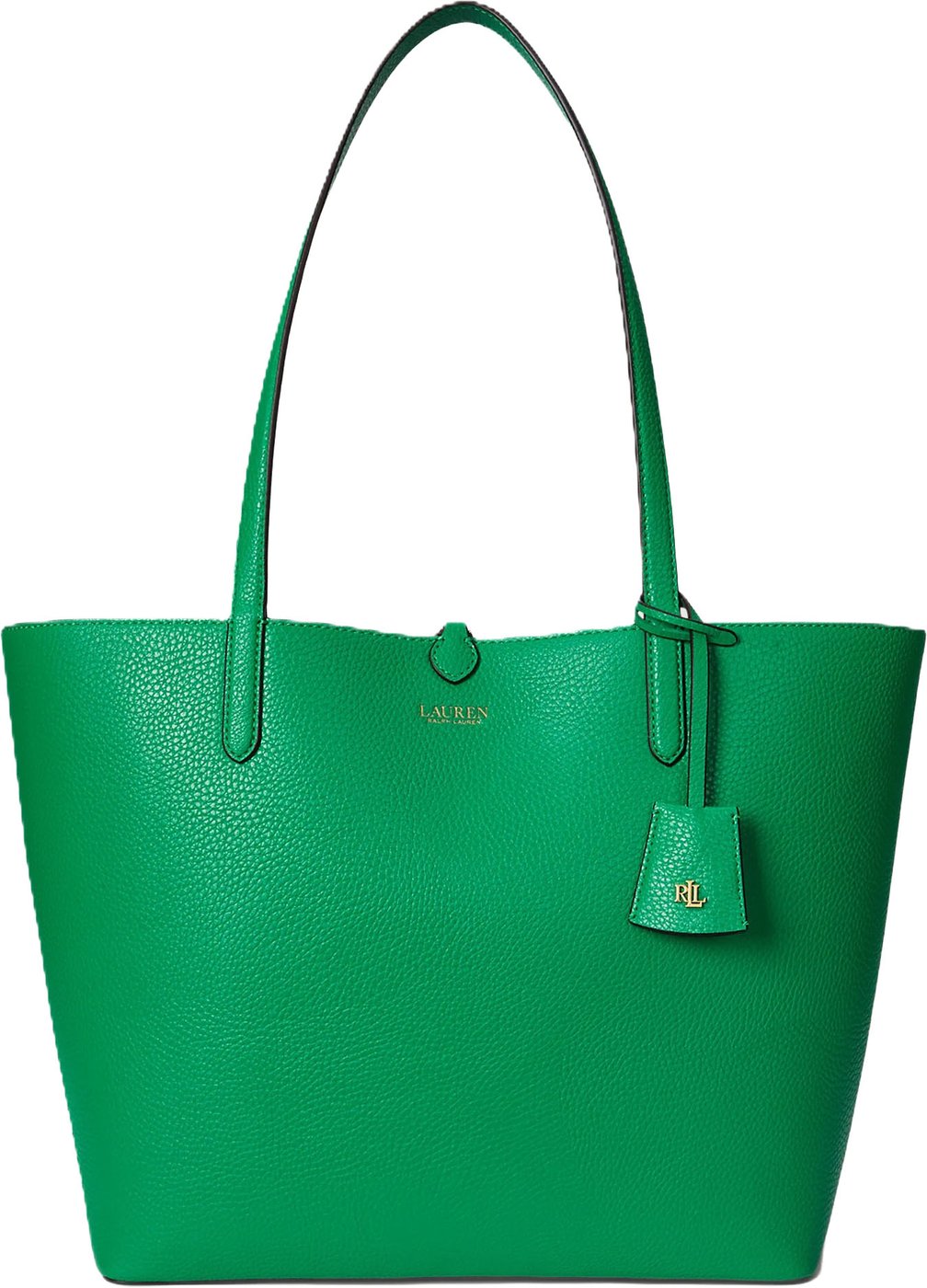 Green Reversible Polyurethane Tote Bag