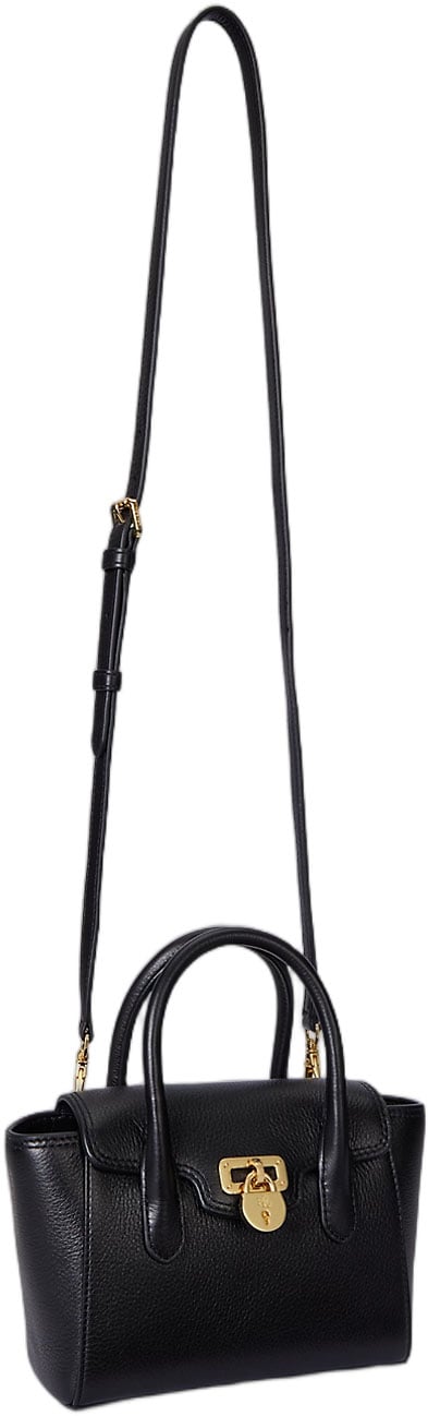 Tanner Small Satchel – Black Leather