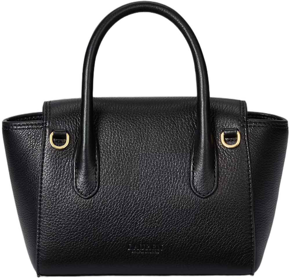 Tanner Small Satchel – Black Leather