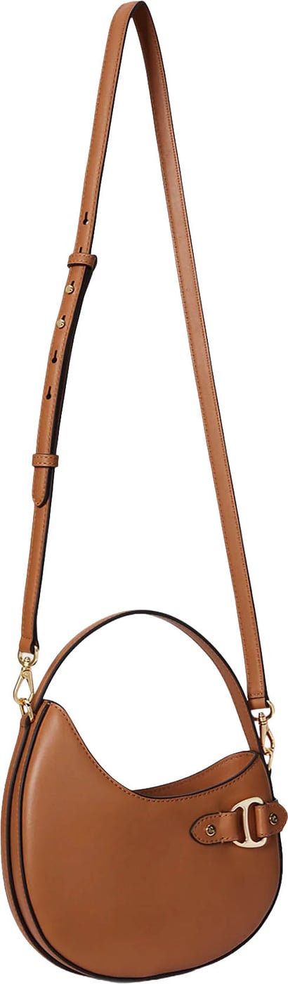 Brown Rattan Small Crossbody Bag