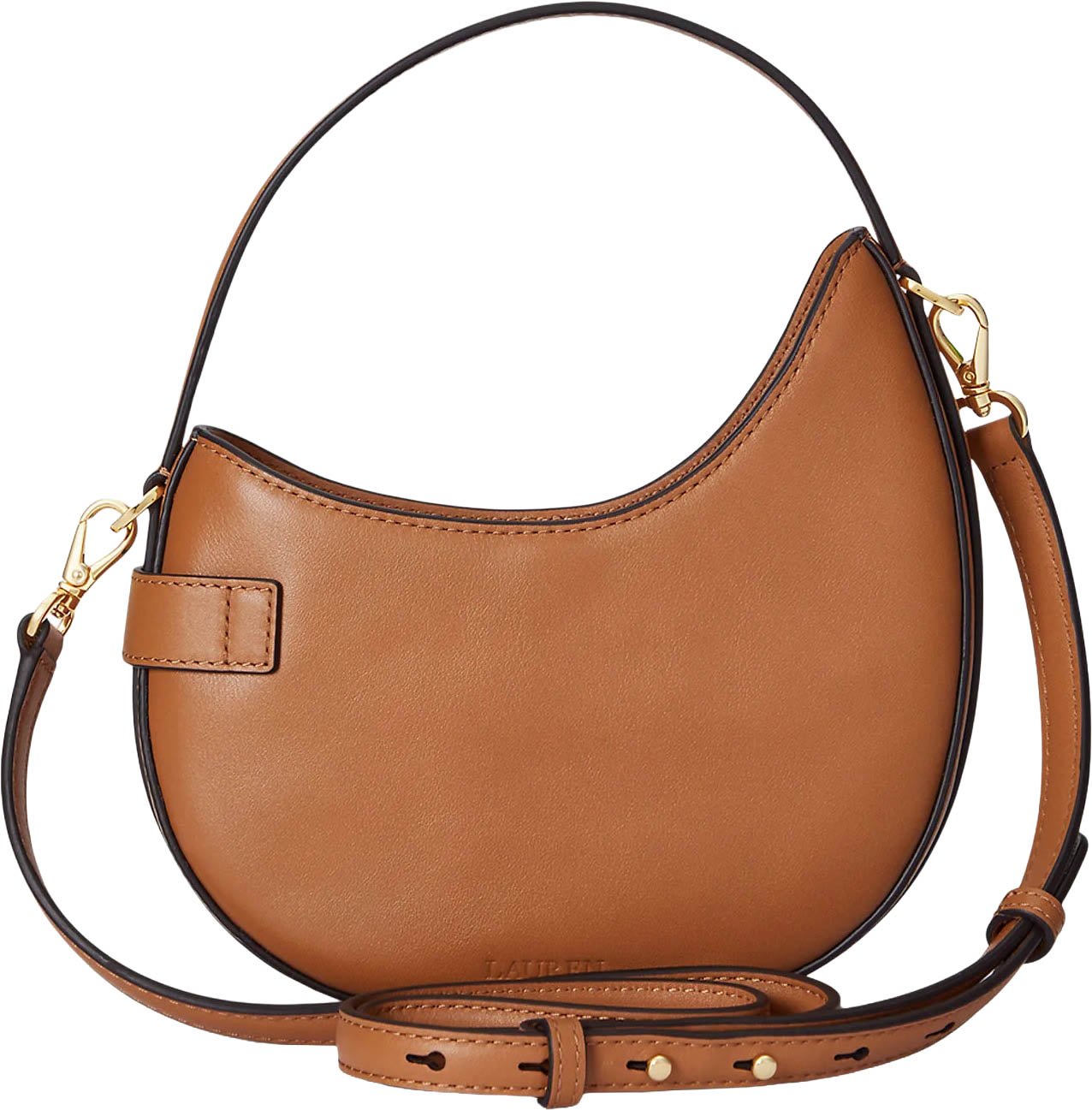 Brown Rattan Small Crossbody Bag