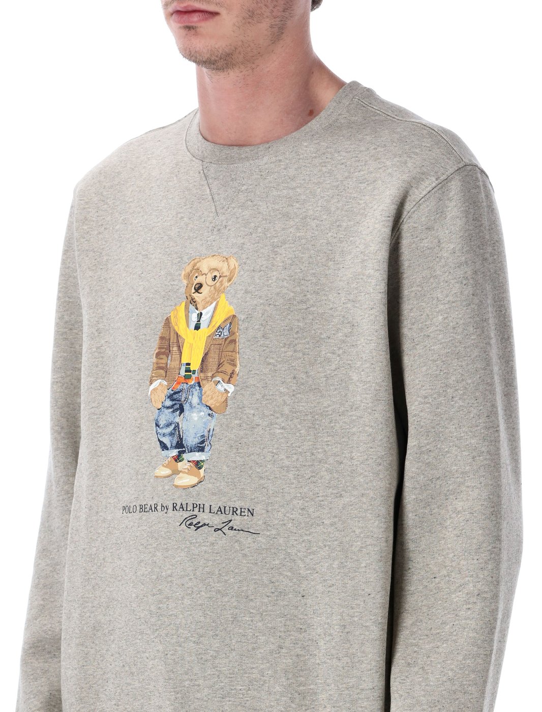 Polo Bear Graphic Fleece Sweatshirt