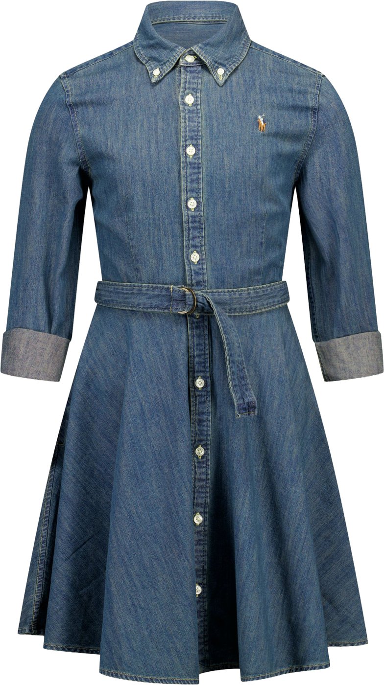 Ralph Lauren Kinder Meisjes Jurk In Jeans