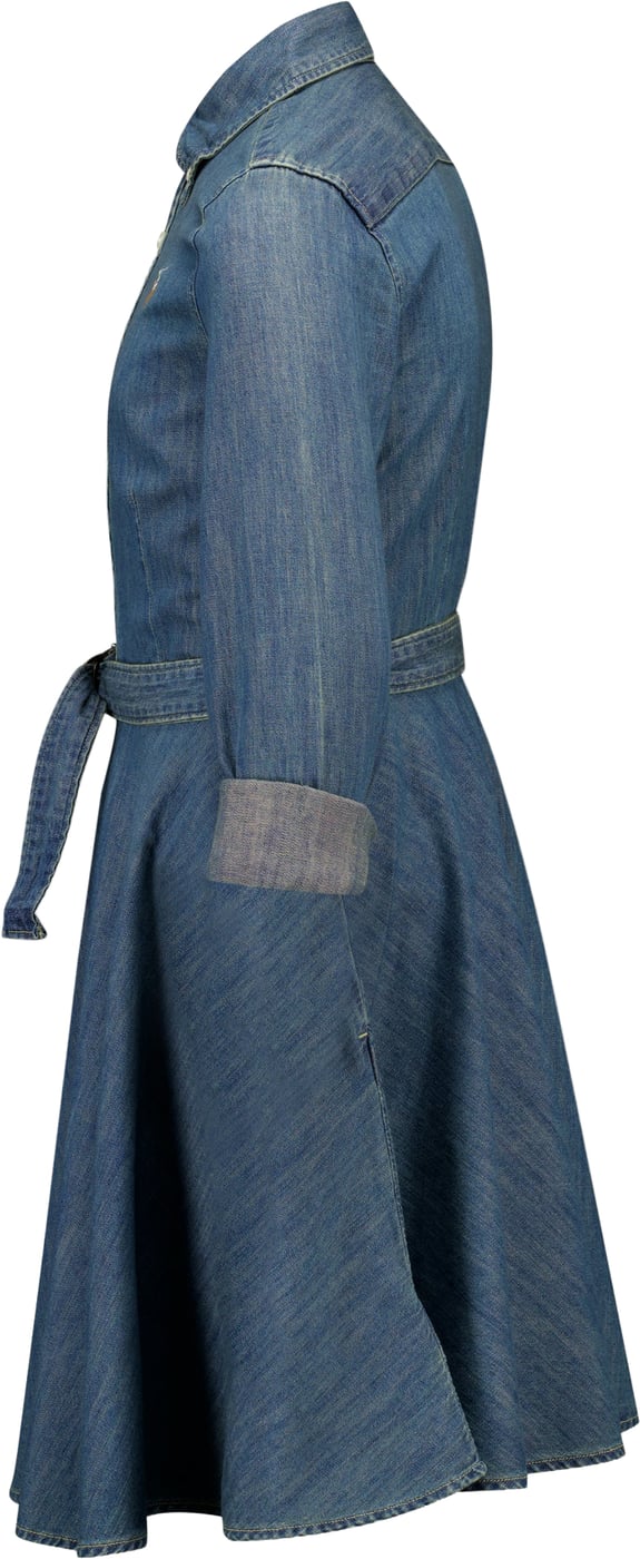 Ralph Lauren Kinder Meisjes Jurk In Jeans