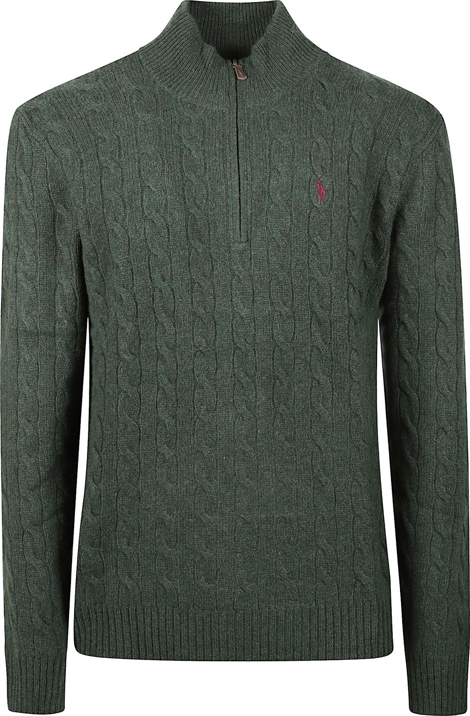 Half Zip Sweater Green