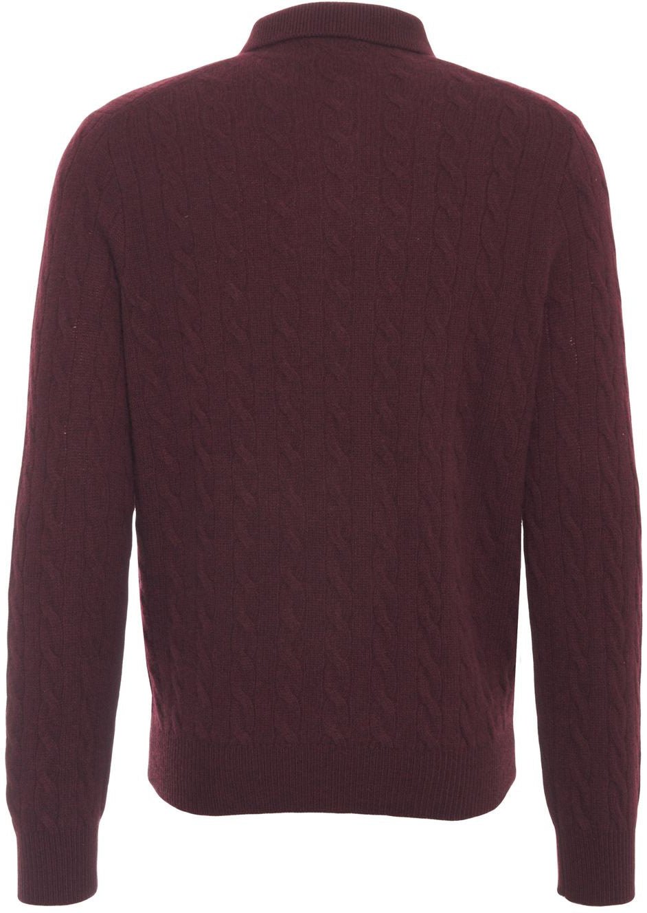 Polo sweater with logo embroidery