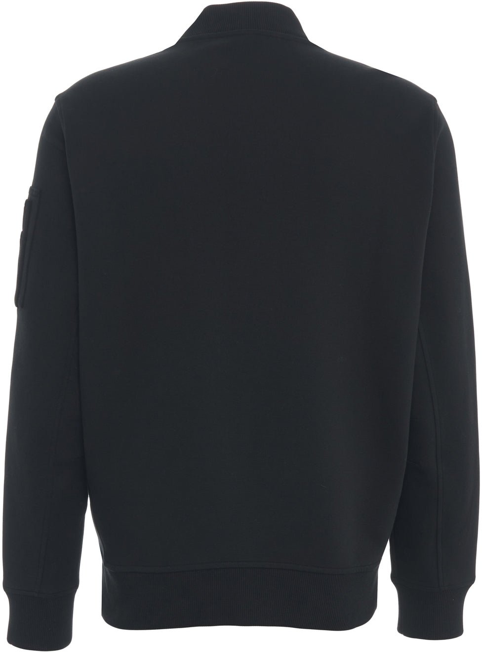 Sweatshirt with zipped pocket on sleeve