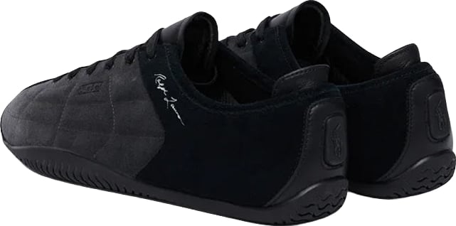 Sneakers Rl Racer Quilted Suede Nere