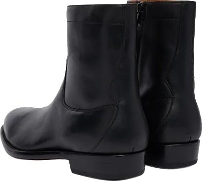 Stivaletti Owen Leather Zip Neri