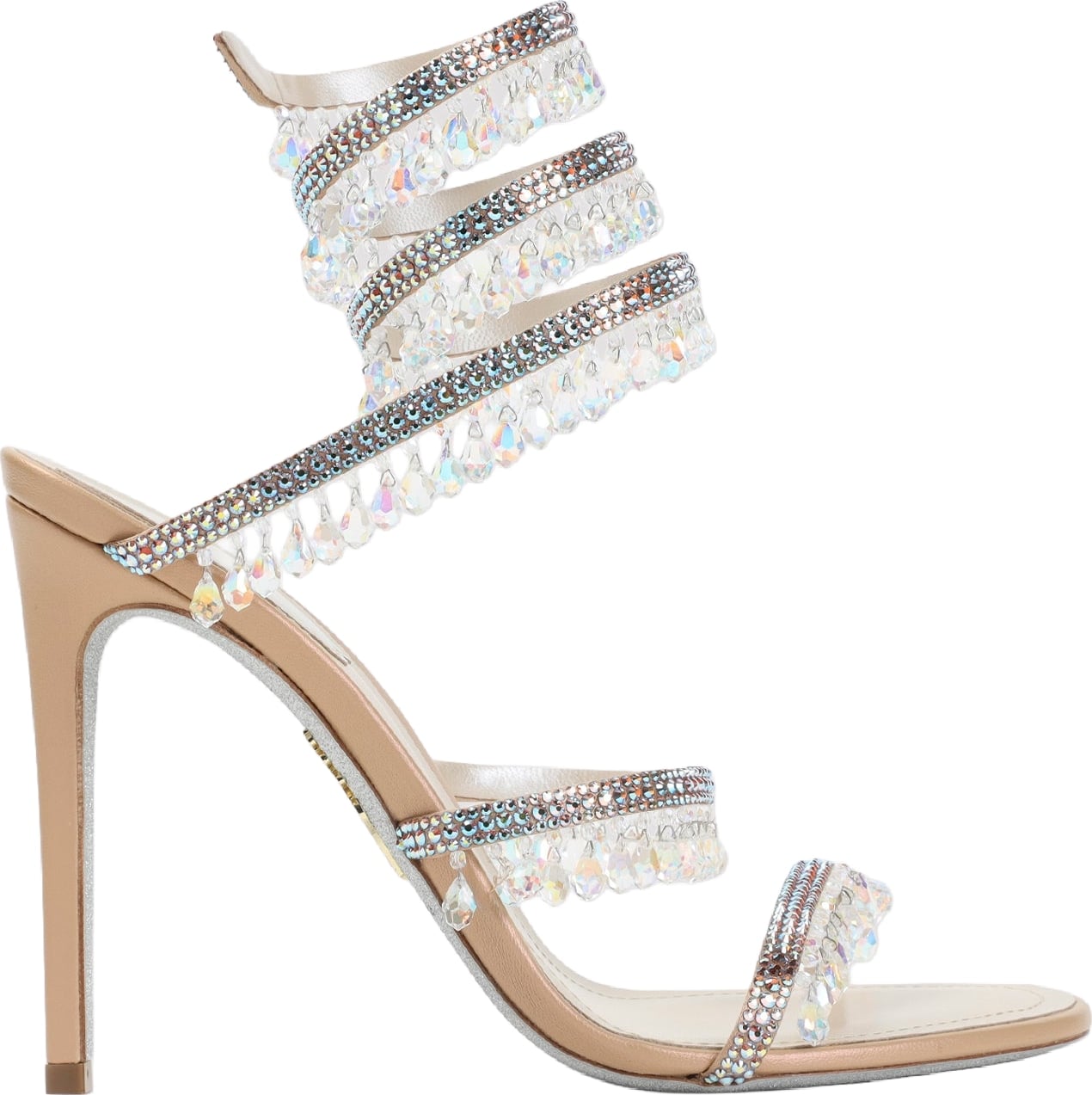 René Caovilla Chandelier High-Heel Sandal