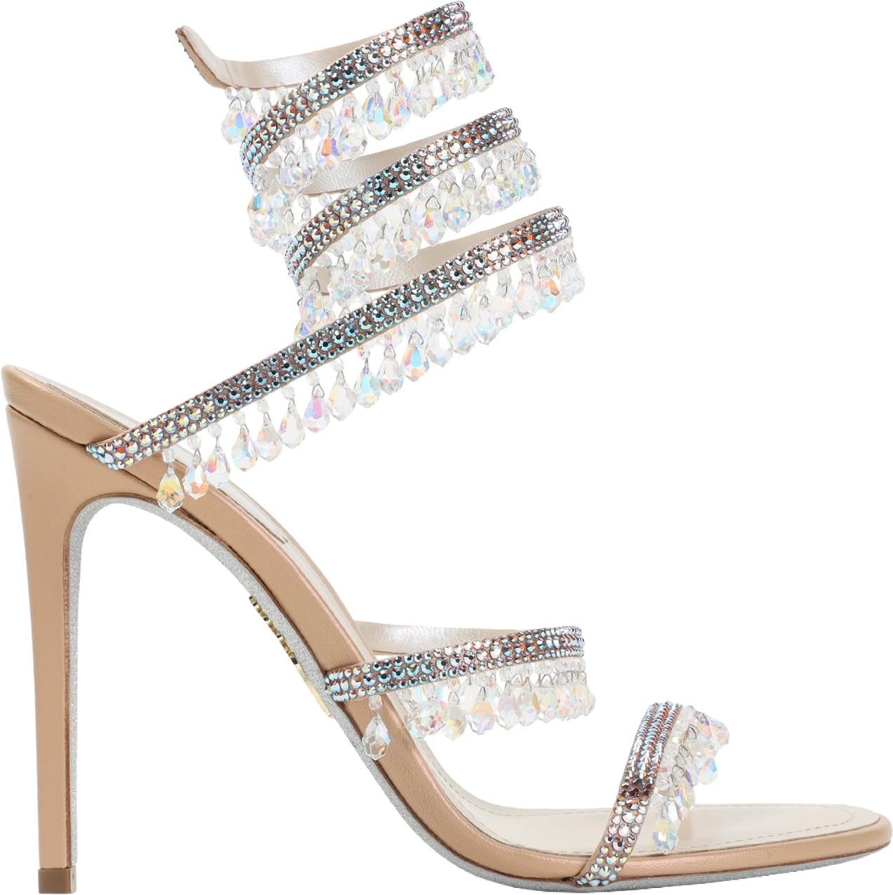 René Caovilla Chandelier High-Heel Sandal