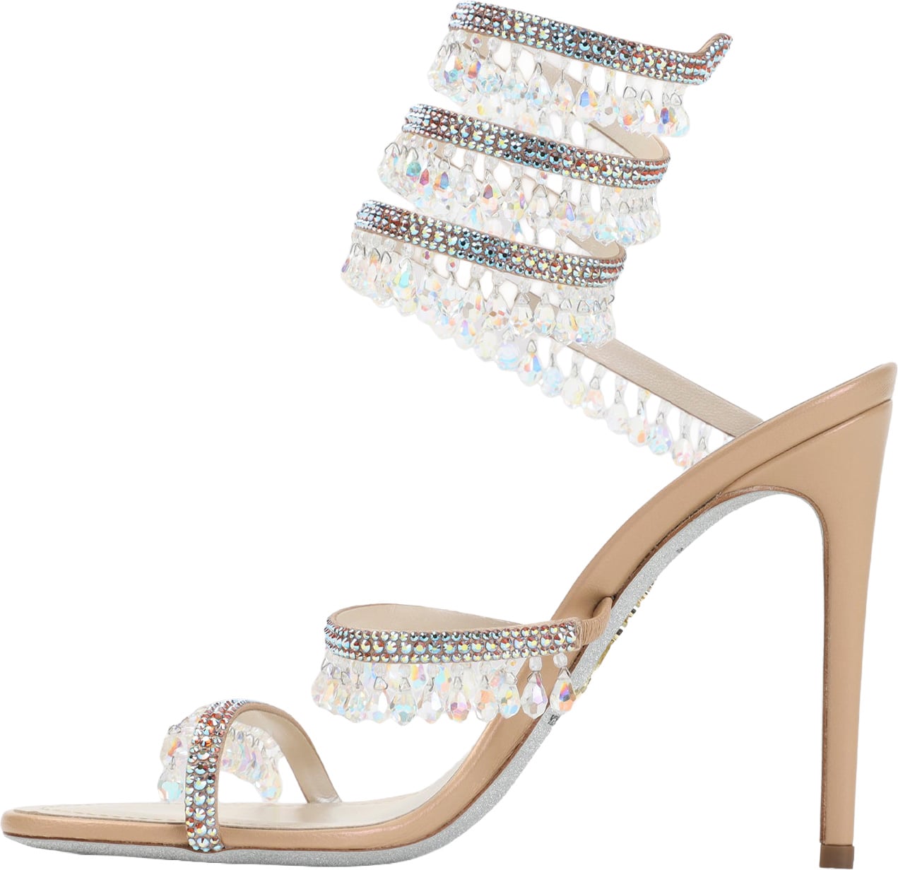 René Caovilla Chandelier High-Heel Sandal