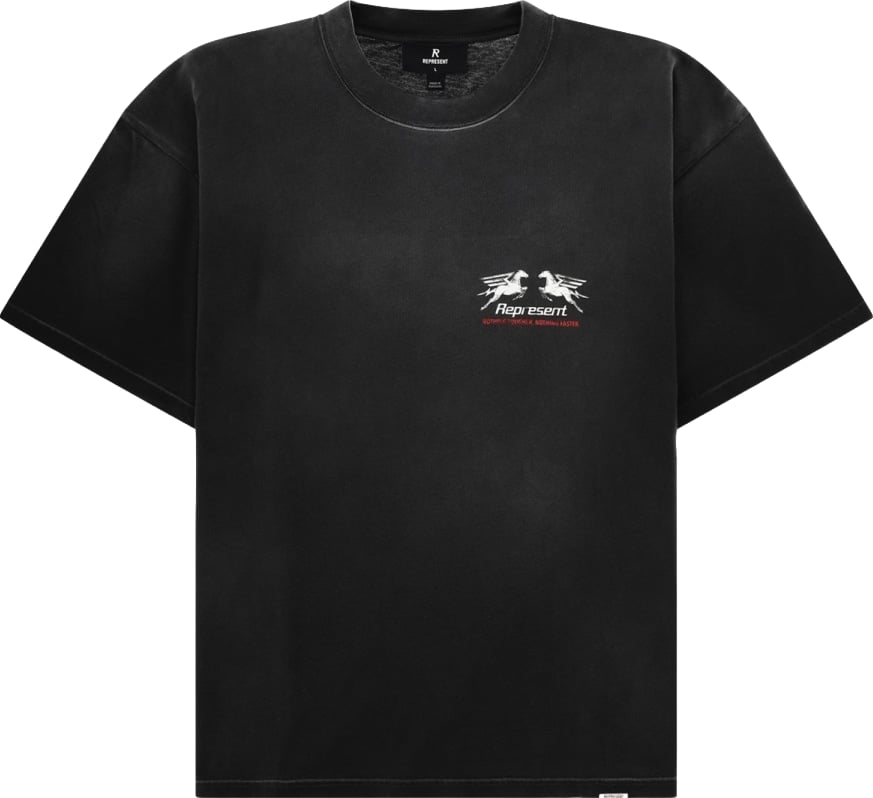 T-SHIRT CON STAMPA "24 HOUR SERVICE"