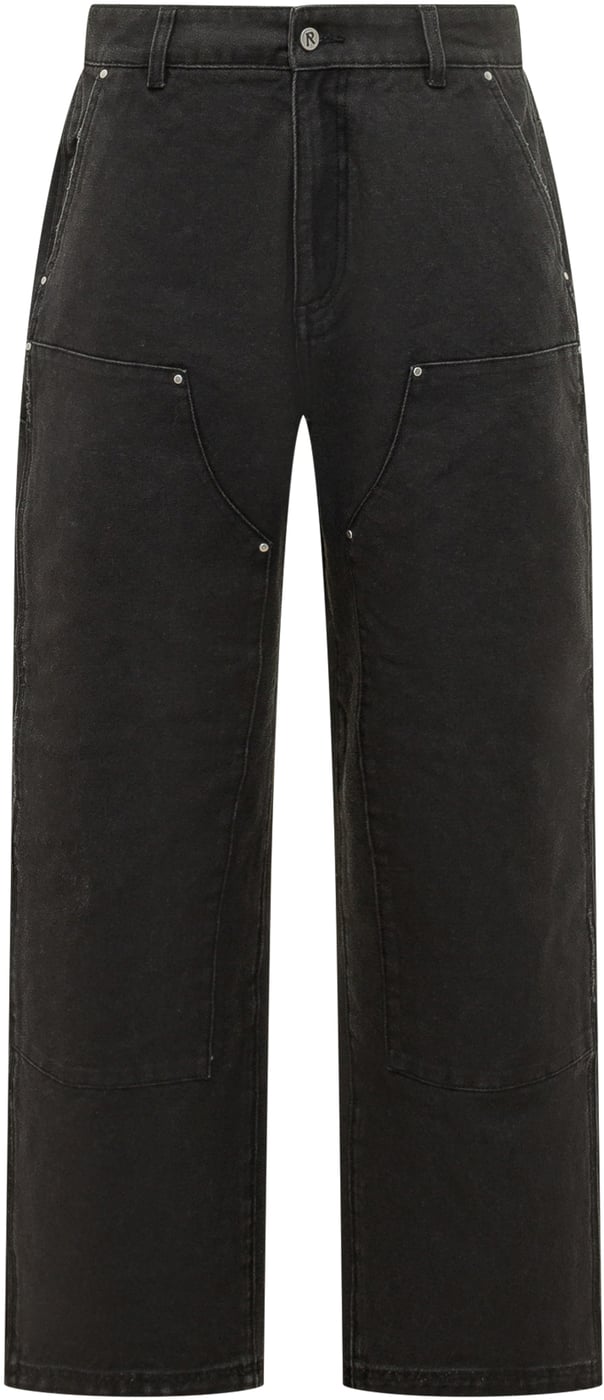 Worker Pant con Tasche Applicate