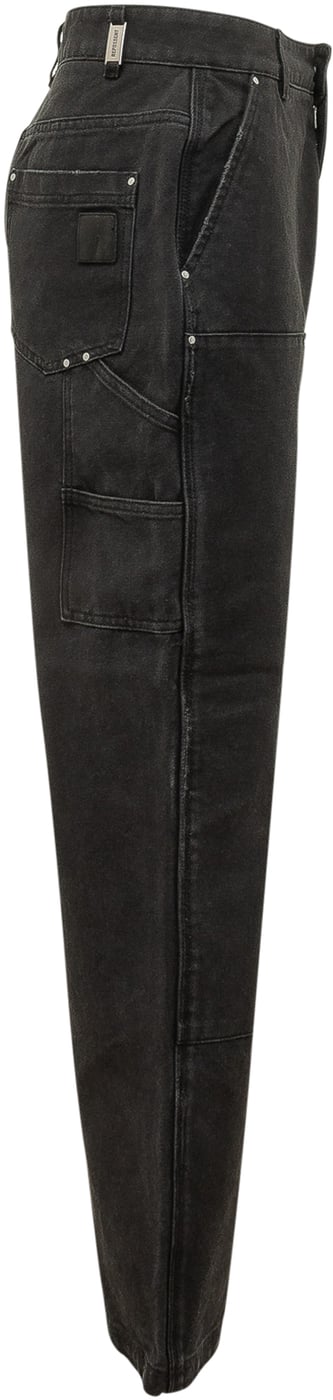 Worker Pant con Tasche Applicate