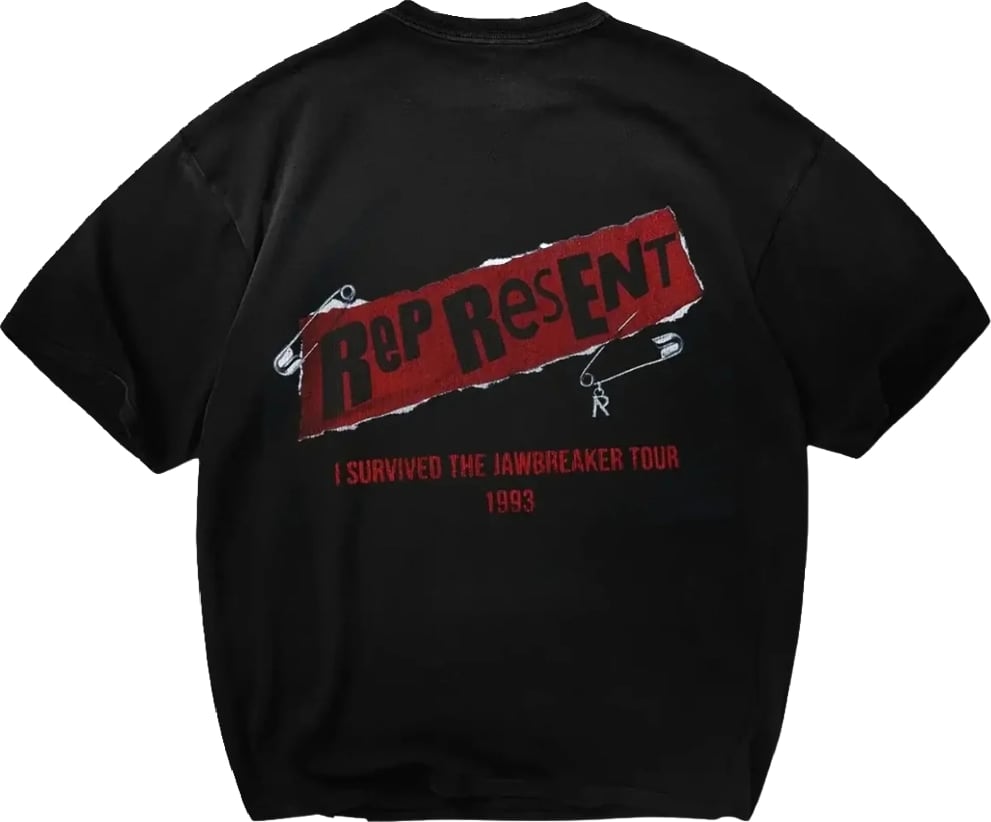 Represent Ransom Men's Vintage Washed T-Shirt Black