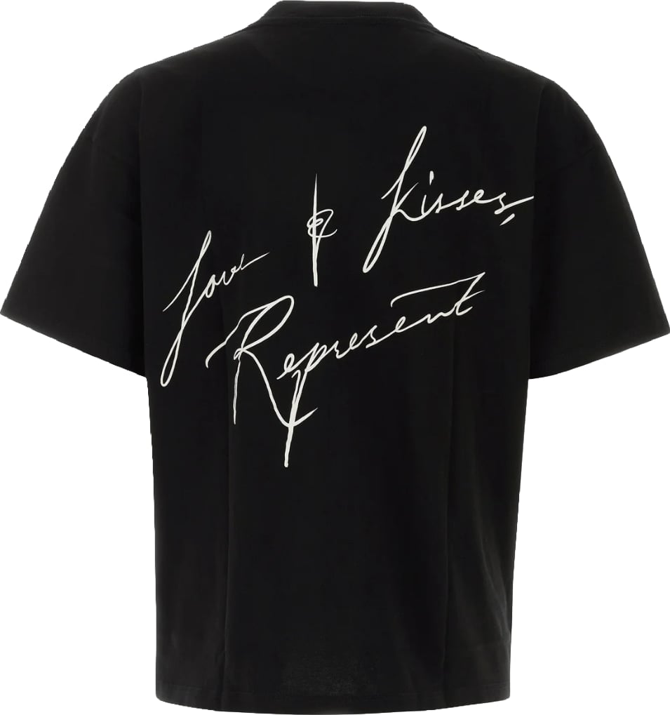 Represent Love And Kisses Men's Cotton T-Shirt Black