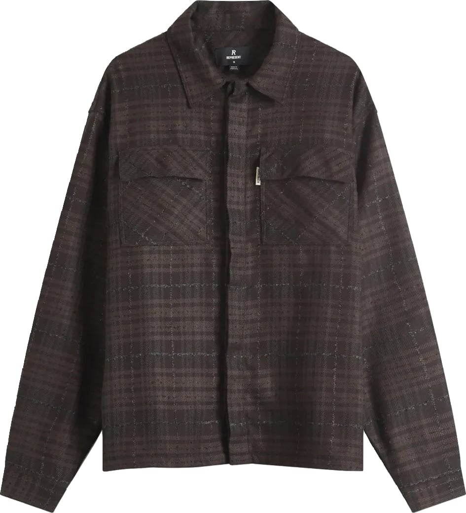 Rep Logo Flannel Overshirt