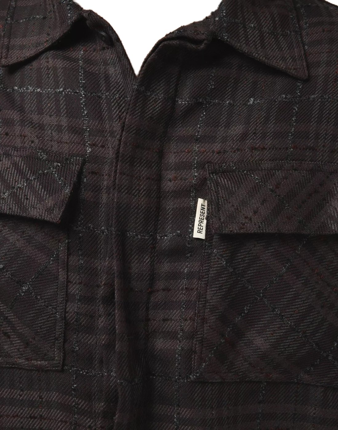 Rep Logo Flannel Overshirt