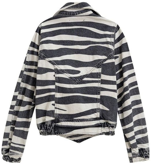 Retrofête Black And White Cotton Blazer