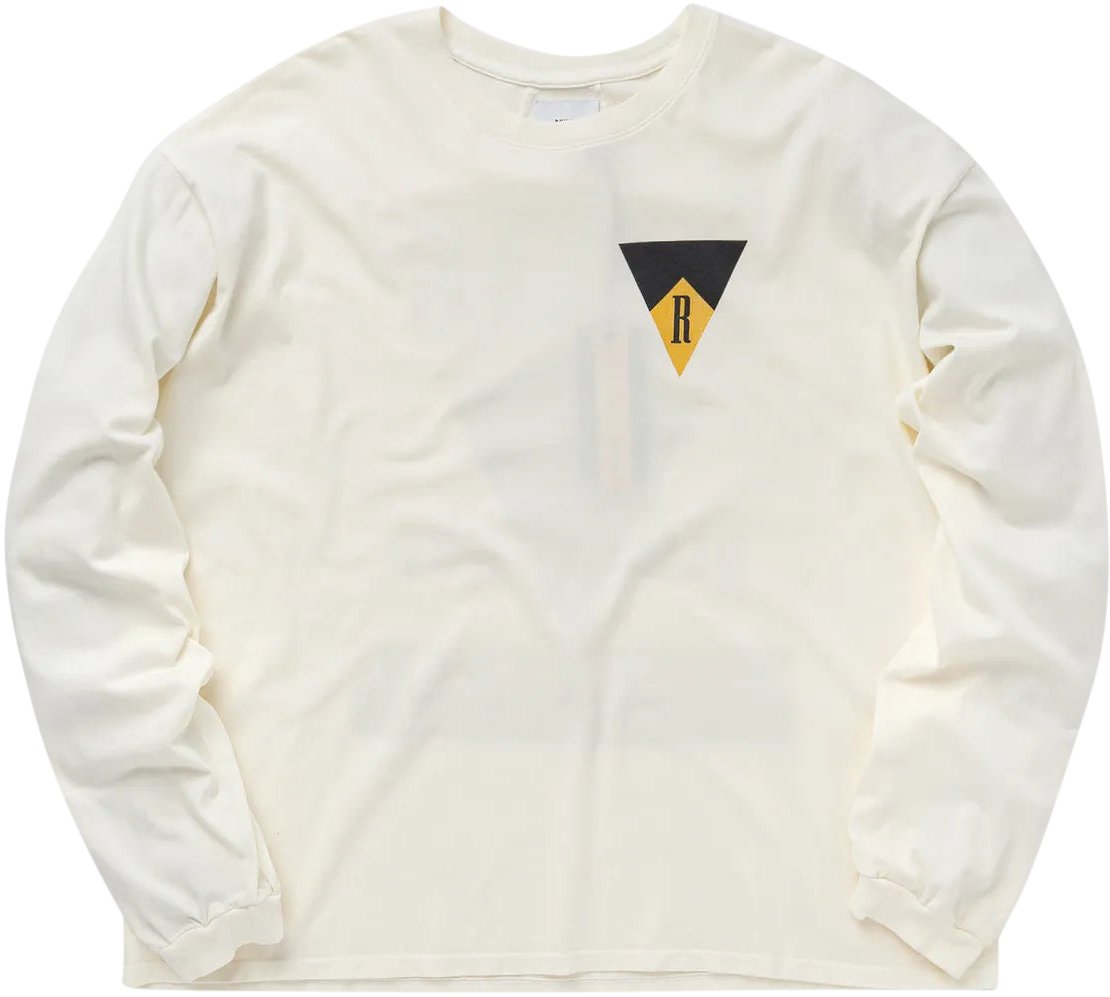 Rhude Blood And Mud T-shirt met lange mouwen (Wit)