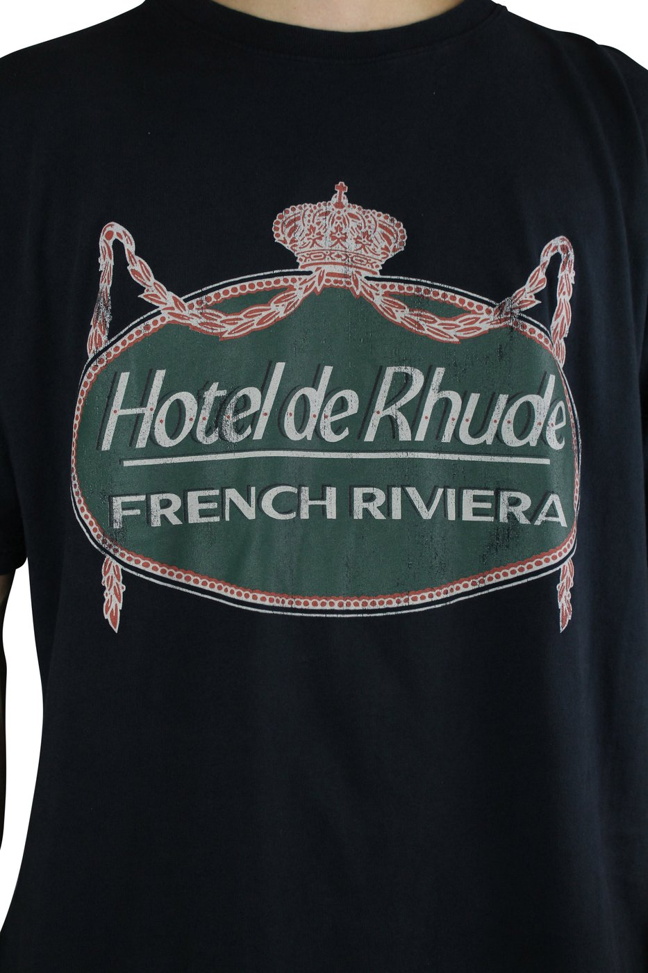 Rhude Riviera T-shirt 'Vintage Zwart'