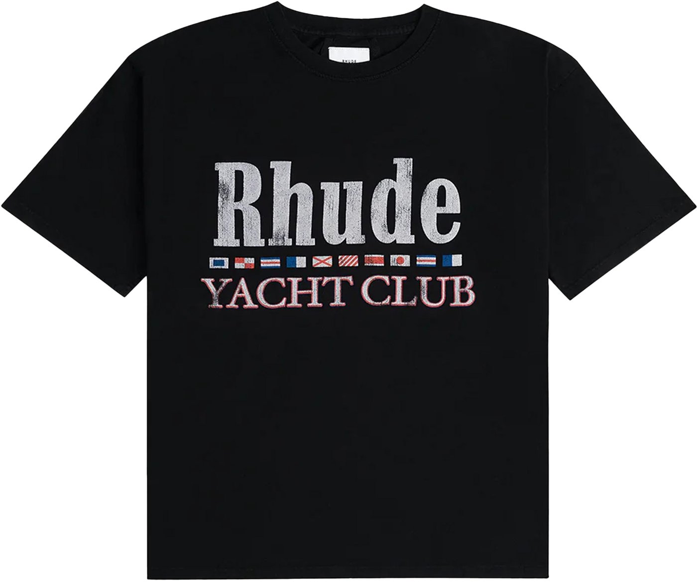Rhude Vlag T-shirt 'Vintage Zwart'