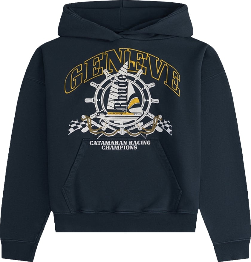 Rhude Geneve Catamaran Hoodie 'Zwart'