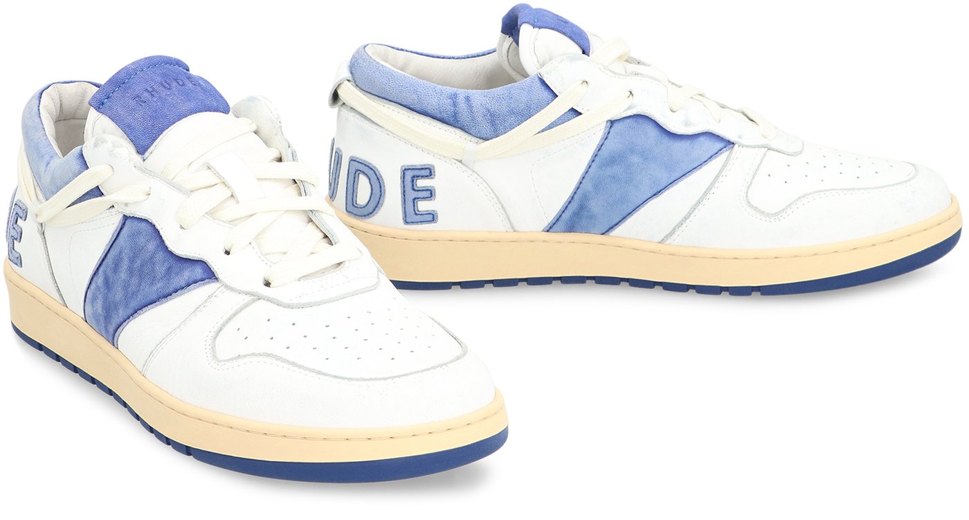 Rhecess leather low-top sneakers