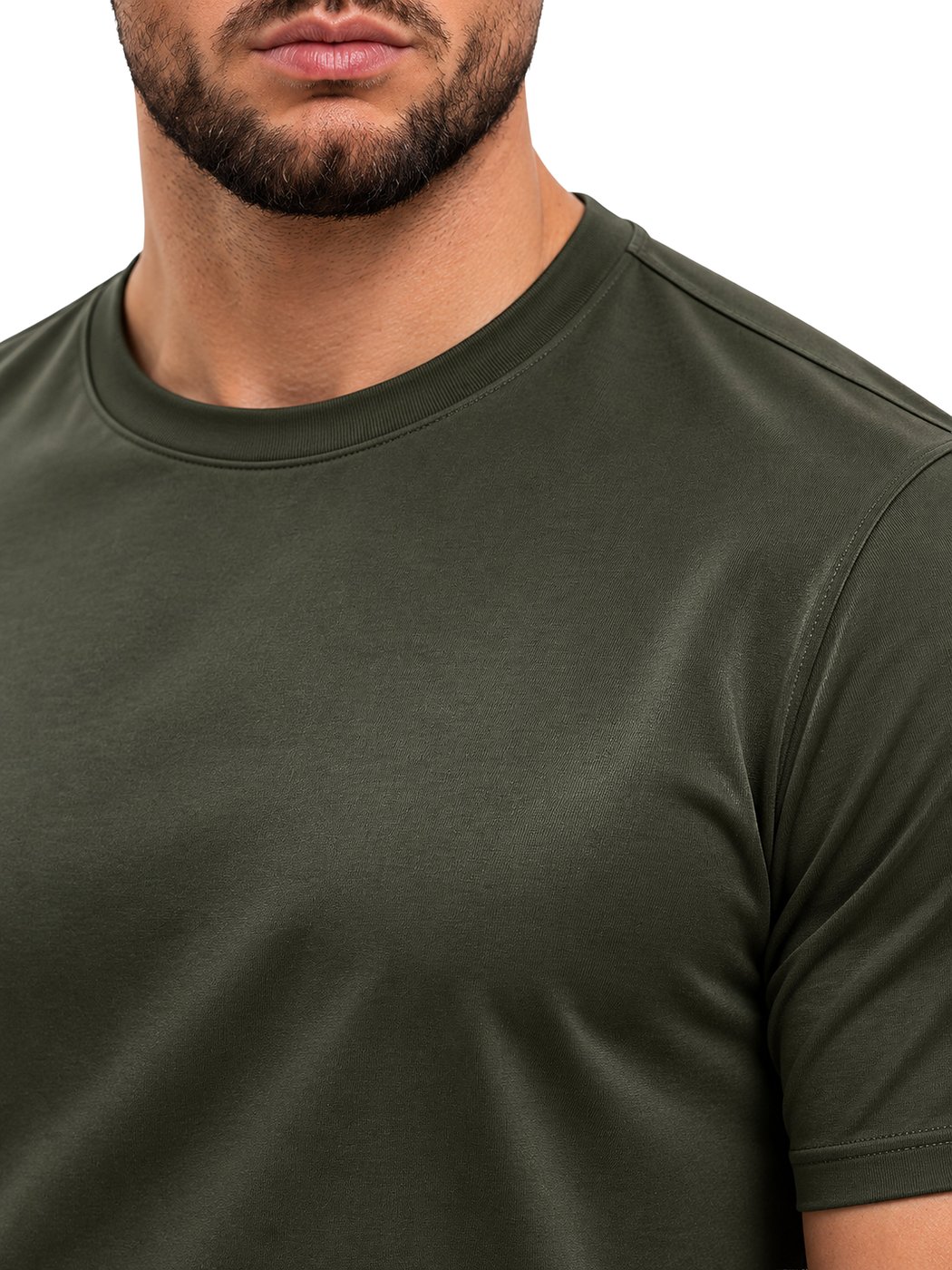 GLOSS ESSENTIAL SHIRT MIDNIGHT OLIVE