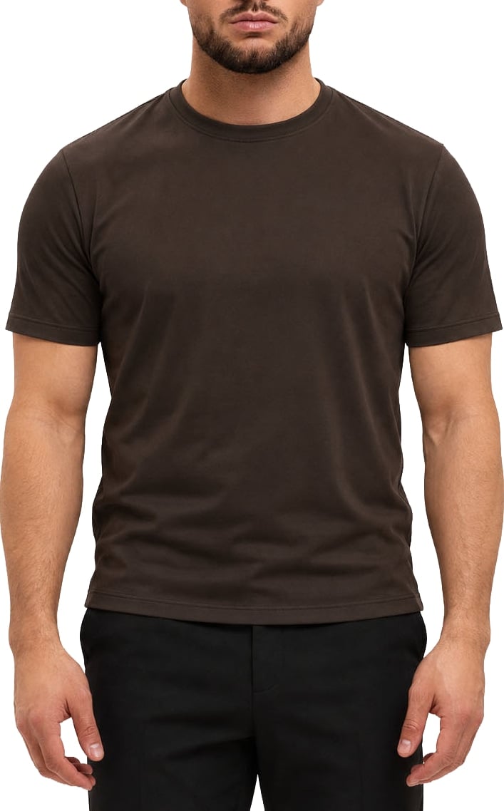GLOSS ESSENTIAL SHIRT DEEP BROWN
