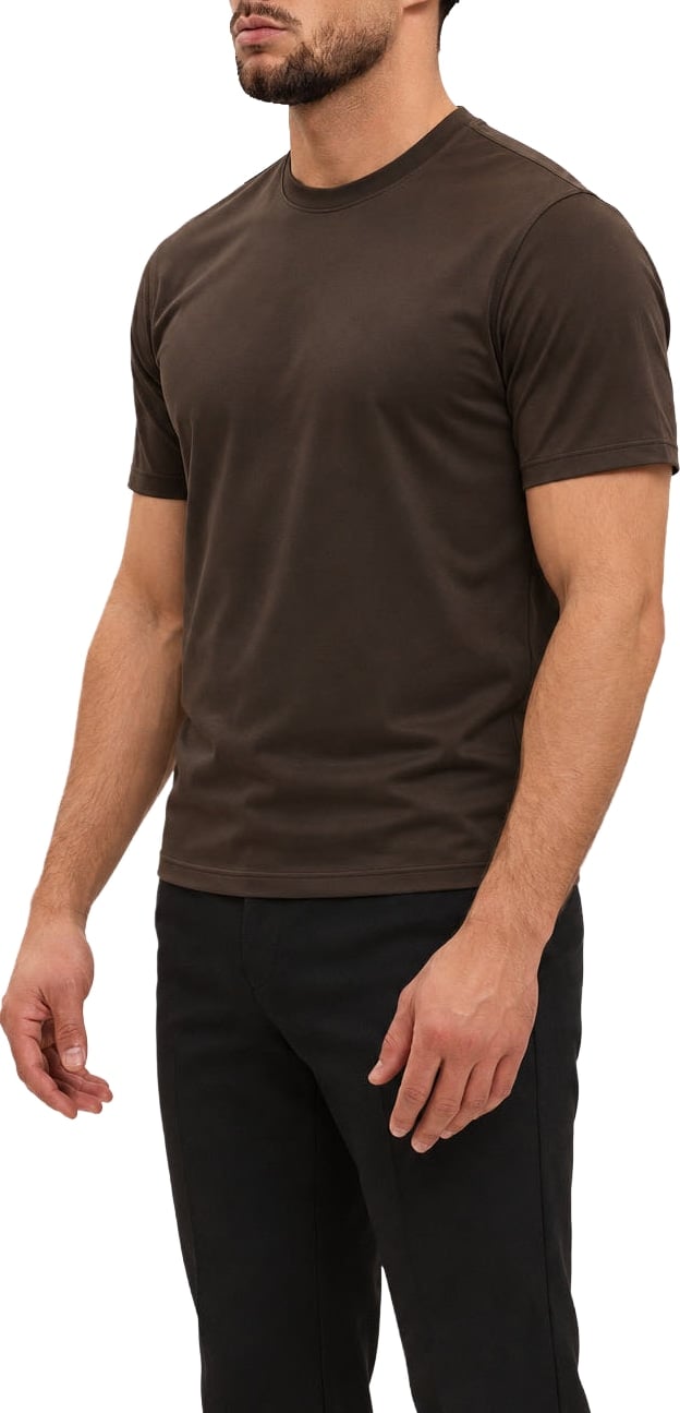 GLOSS ESSENTIAL SHIRT DEEP BROWN