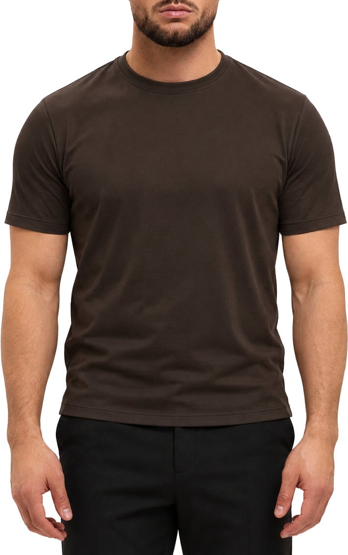 GLOSS ESSENTIAL SHIRT DEEP BROWN