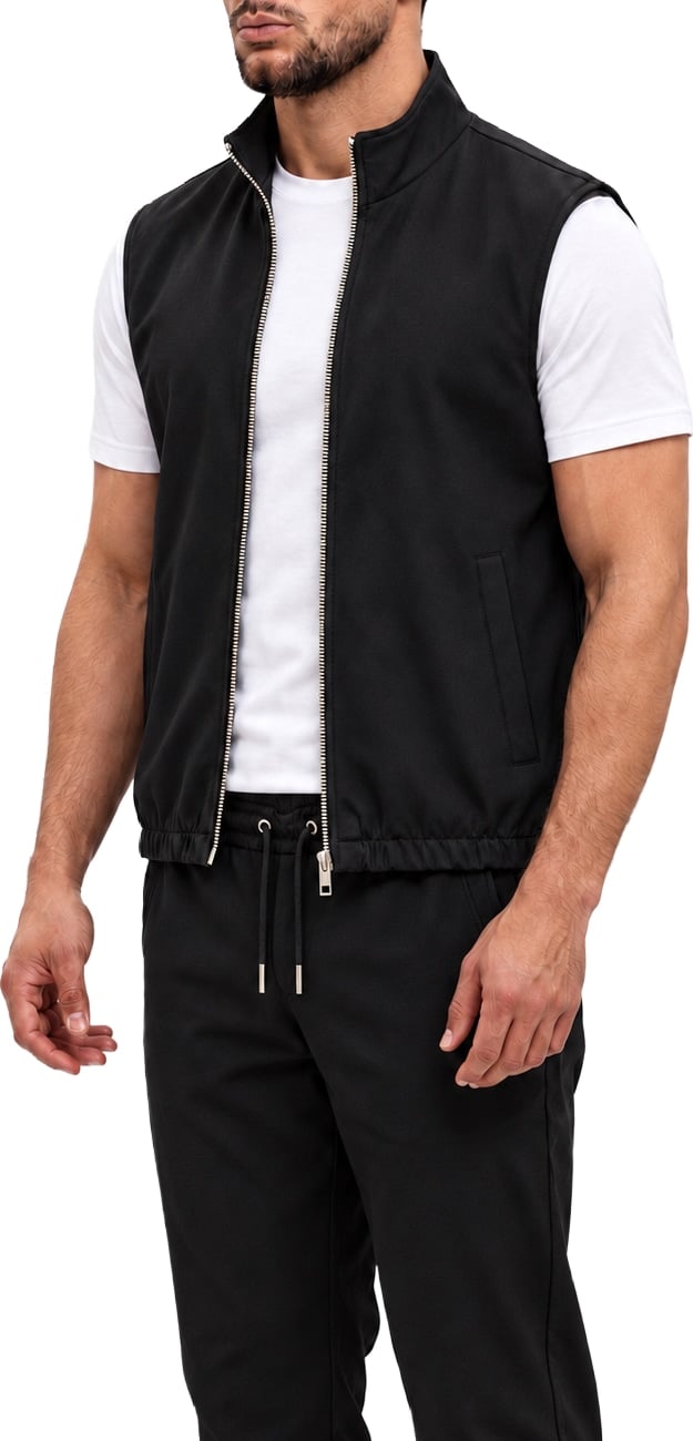 MONZA BODYWARMER | BLACK
