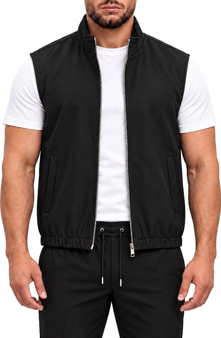 MONZA BODYWARMER | BLACK