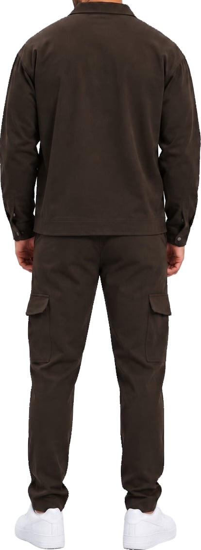 ESSENTIAL OVERSHIRT DARK COFFEE