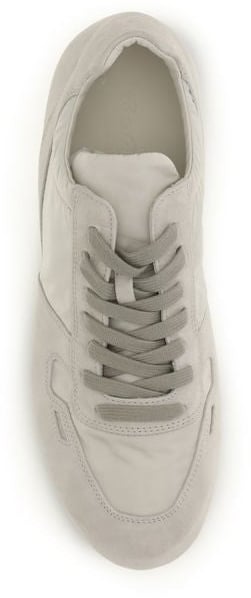 Rick Owens Gray Calf Leather Bos Taurus Low Top Sneakers