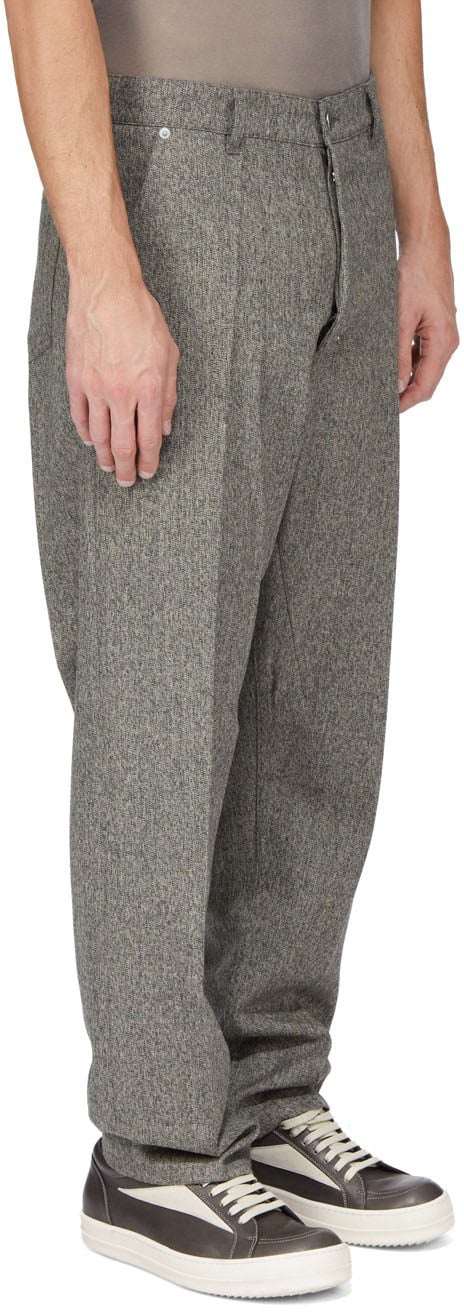 Pantalon chiné noir vert clair Joris Pants Rick Owens Homme RU02F 4348 WBI 79
